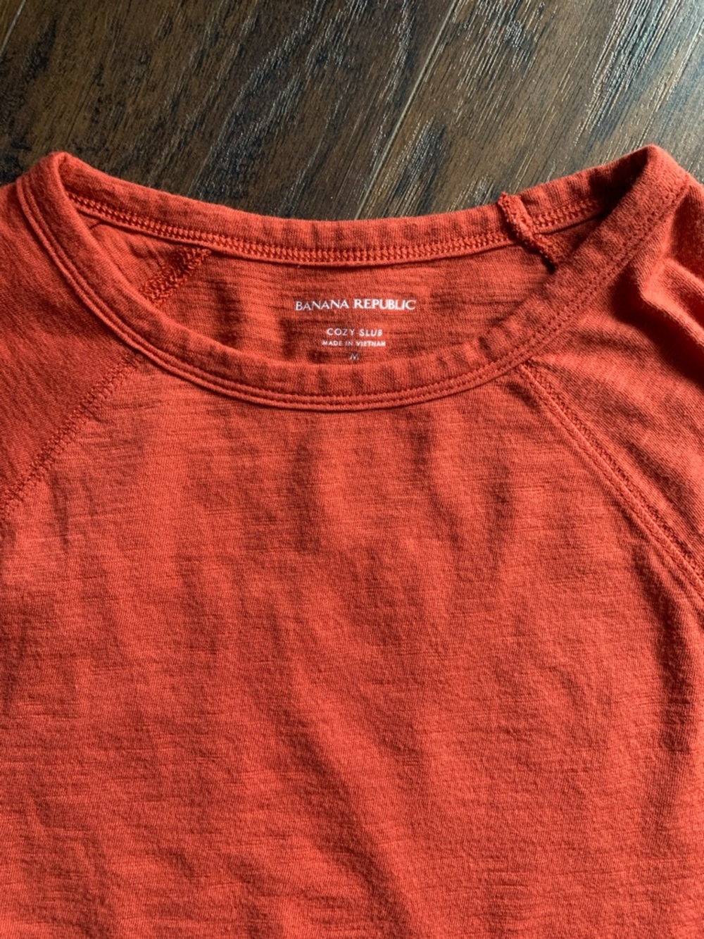 Banana Republic Cozy Slub Long Sleeved Top - Sz M - Picture 2 of 2